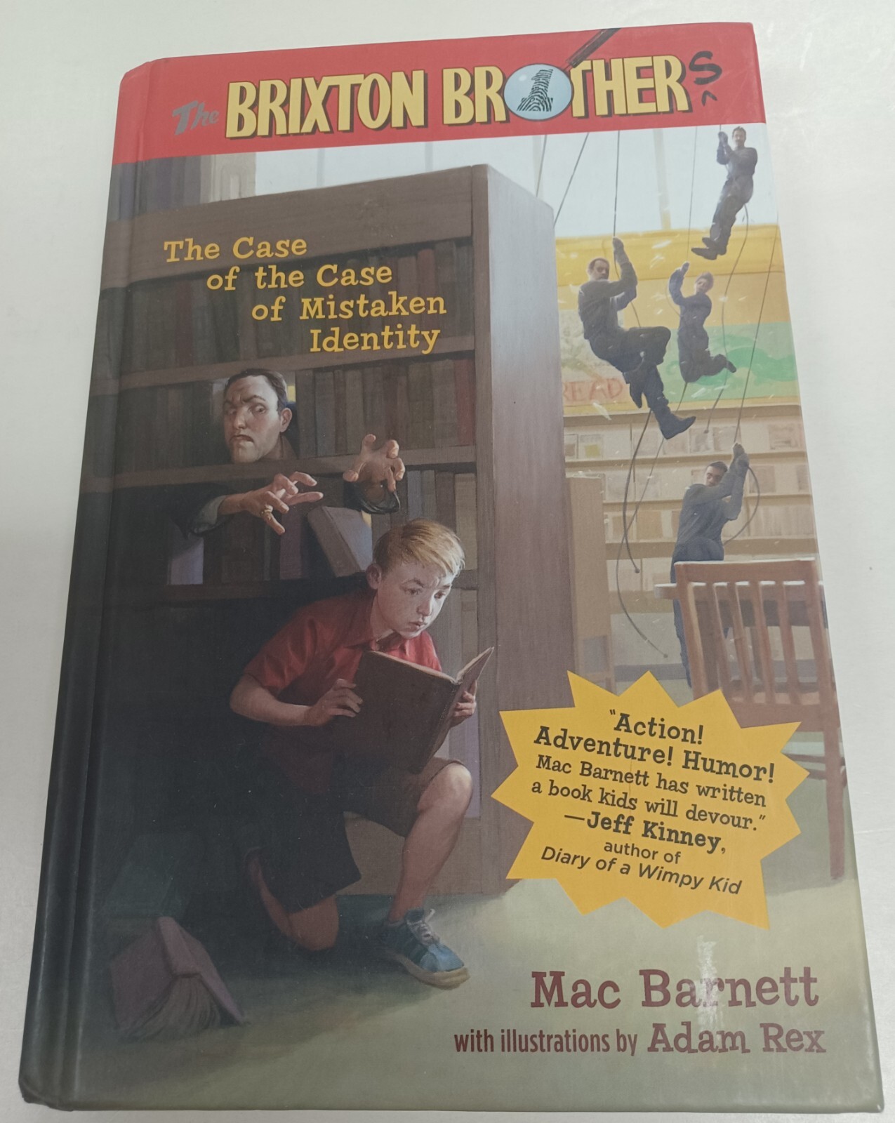 Brixton Brothers The Case of Mistaken Identity autographed Hardy Boys like eps