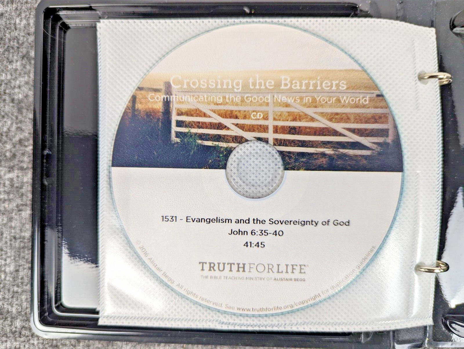 Crossing The Barriers Communicating The Good News In Your World CD Alistair Begg