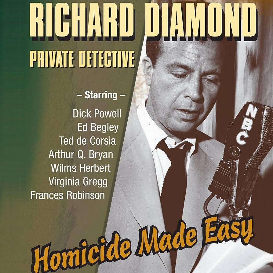 Richard Diamond Old Time Radio 344 Episodes MP3s USB / DVD Delivery w/ Tracking!