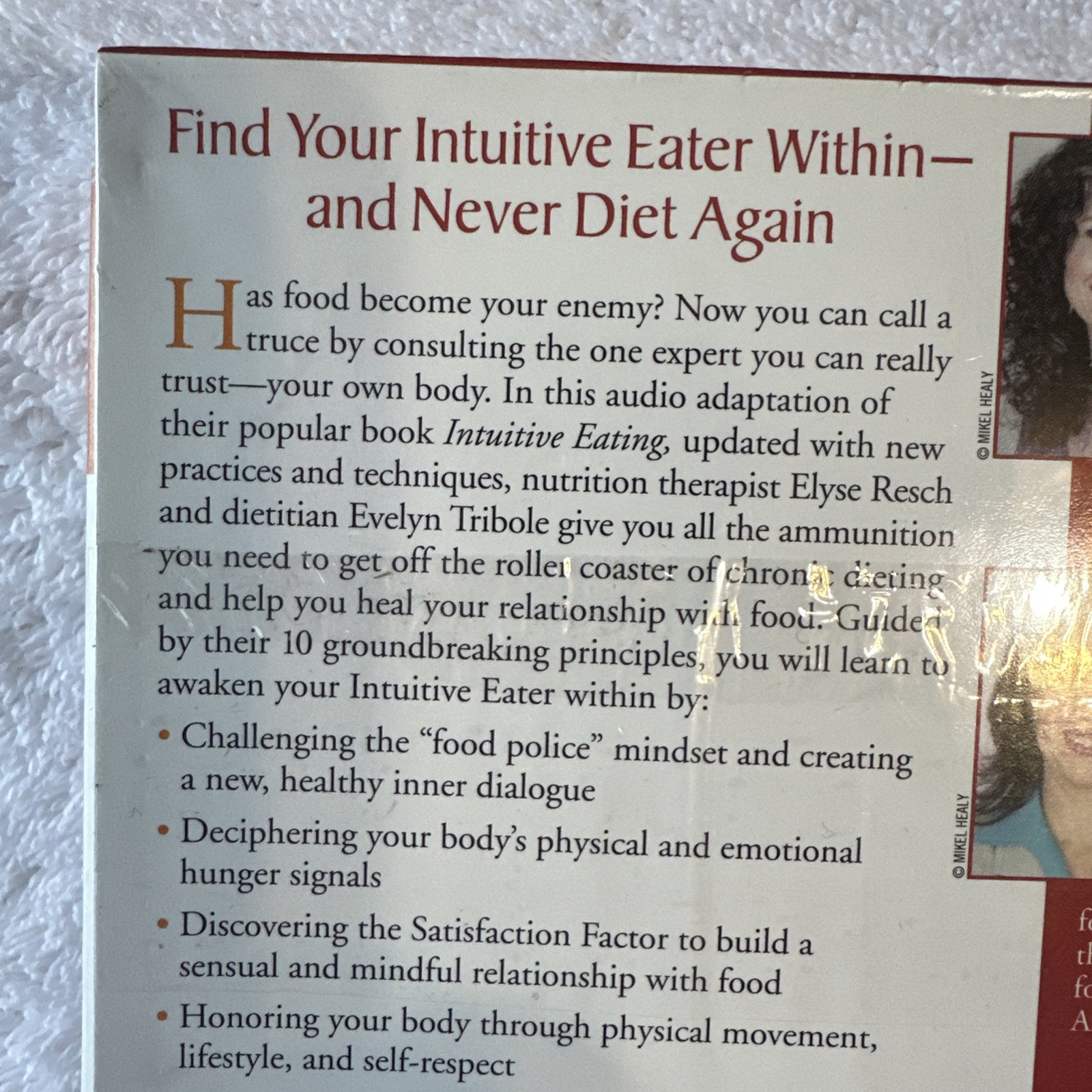 Intuitive Eating A Practical Guide to Make Peace with Food ELYSE RESCH 4-CDs New