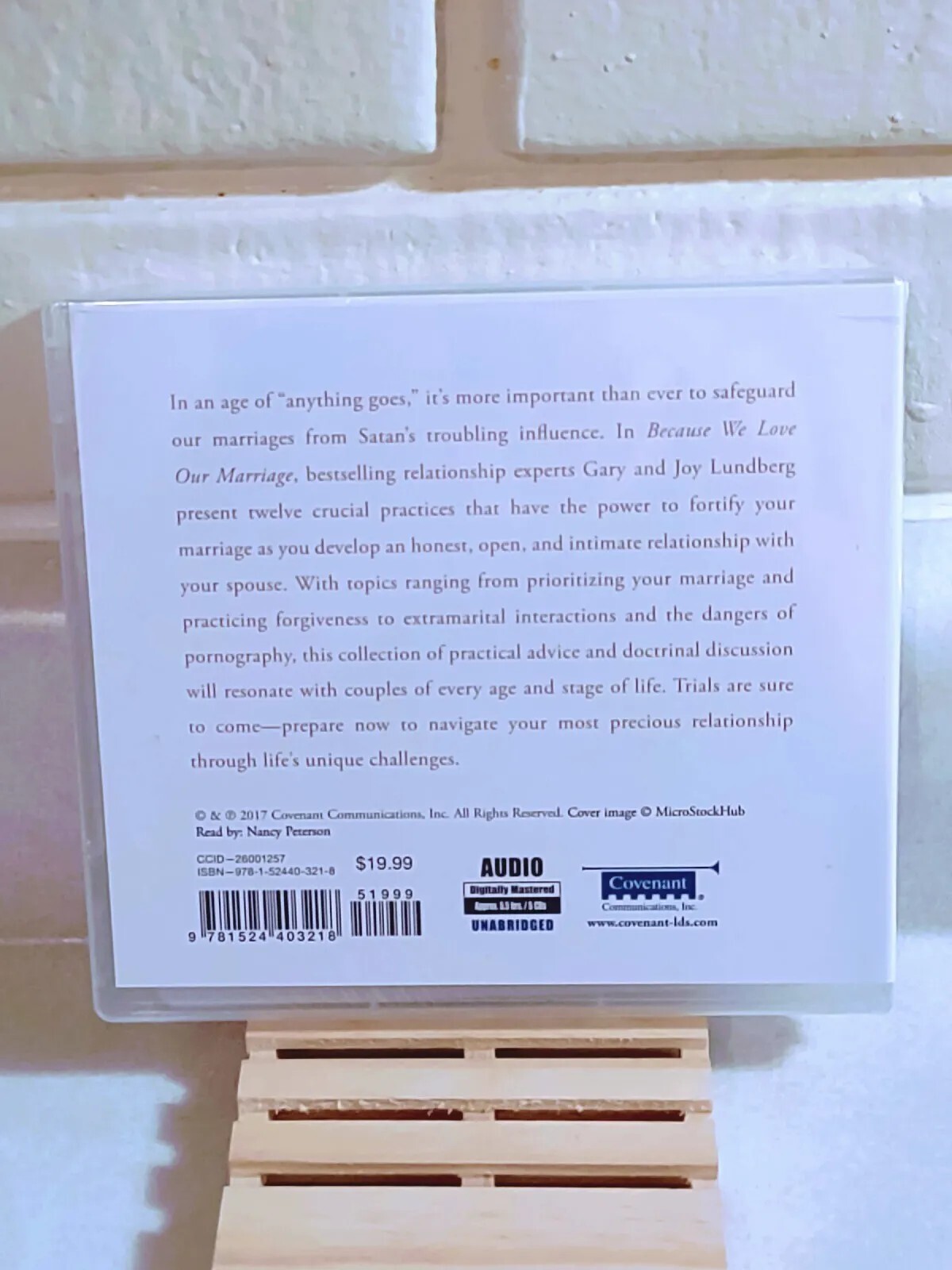 BECAUSE WE LOVE OUR MARRIAGE — AUDIO BOOK ON CD