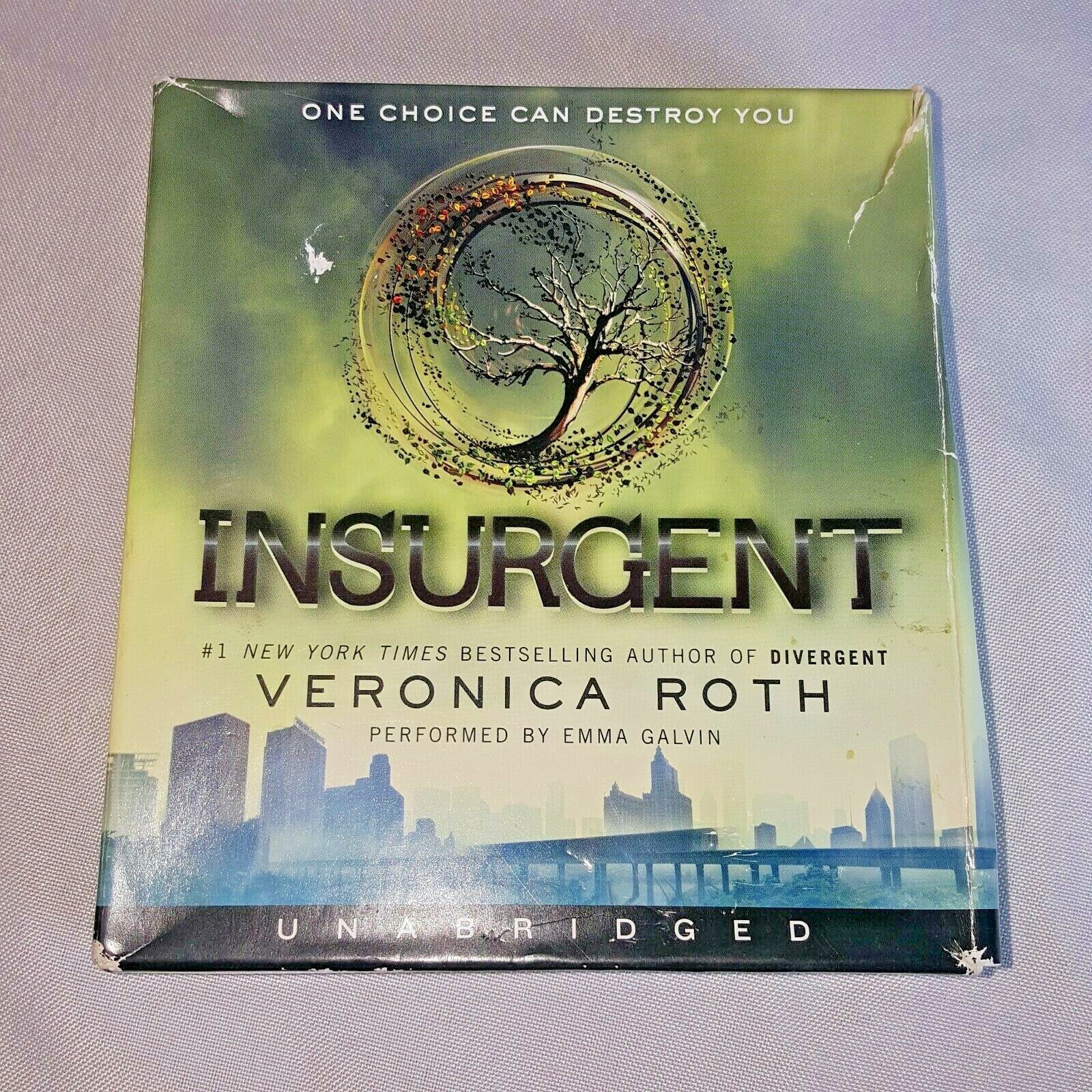 Insurgent by Veronica Roth Unabridged Audiobook CD Set 10 CDs Emma Galvin