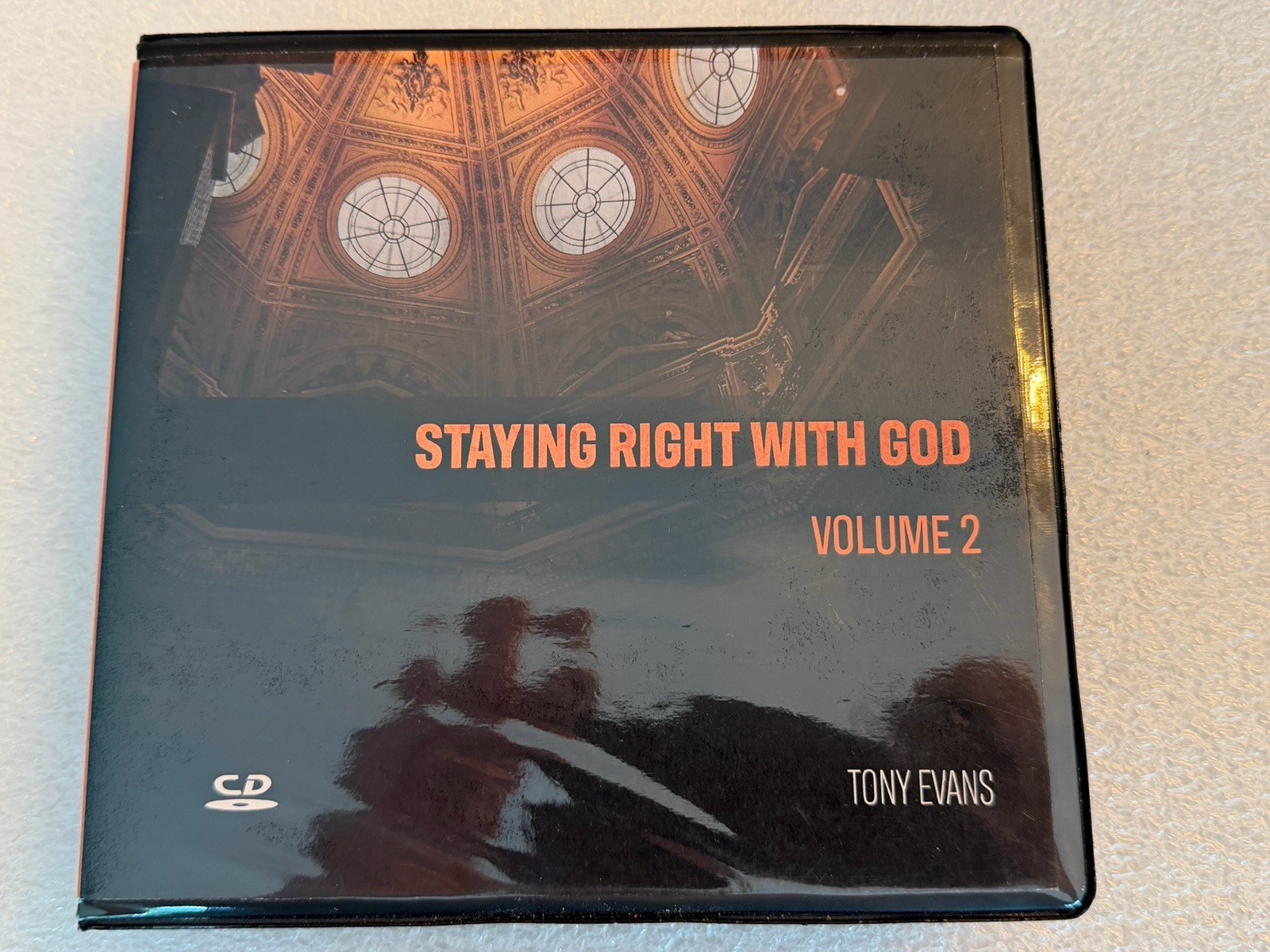 Tony Evans «Staying Right With God» 2 Volume CD Sermon Series (Used)