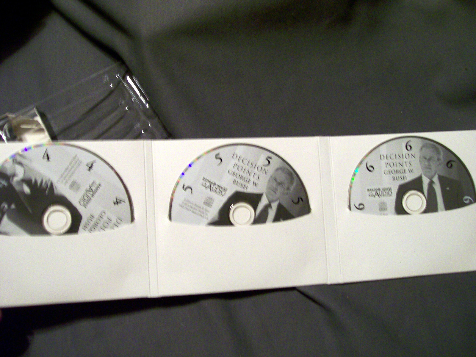 GEORGE BUSH DECISION POINTS CD’S AUDIO 7 HRS 6 DISC