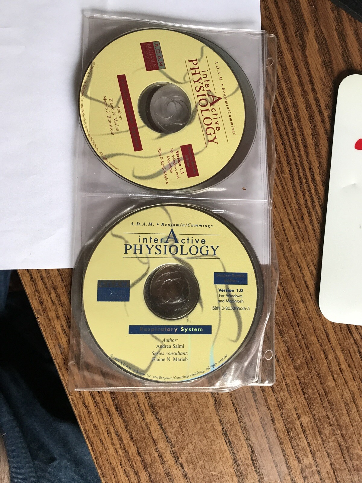 ADAM Interactive Physiology 5-Pack PC MAC CD — Great learning — See description