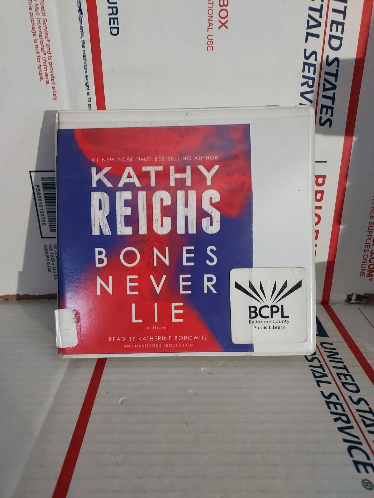 Bones Never Lie by Kathy Reichs Unabridged Audiobook CD Good Used ~ #1g