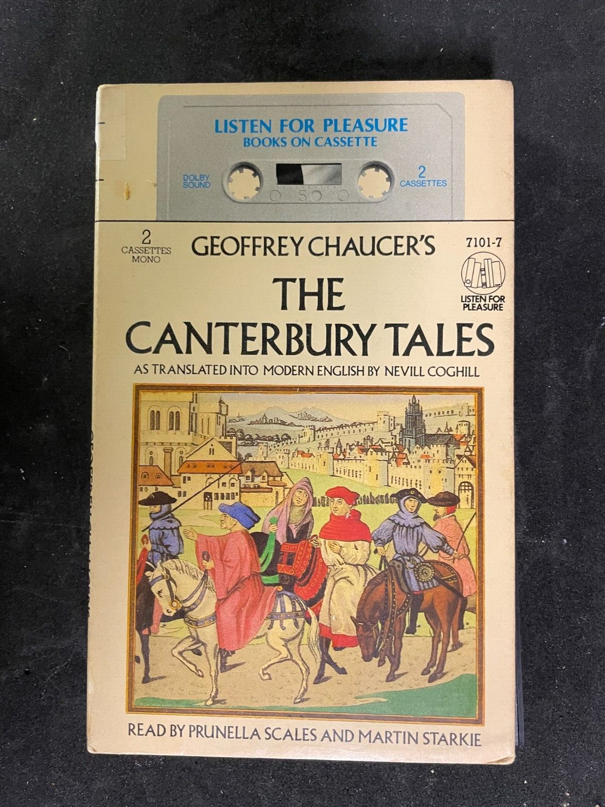 The Canterbury Tales 2 x Cassette Tapes Read By Prunella Scales & Martin Starkie
