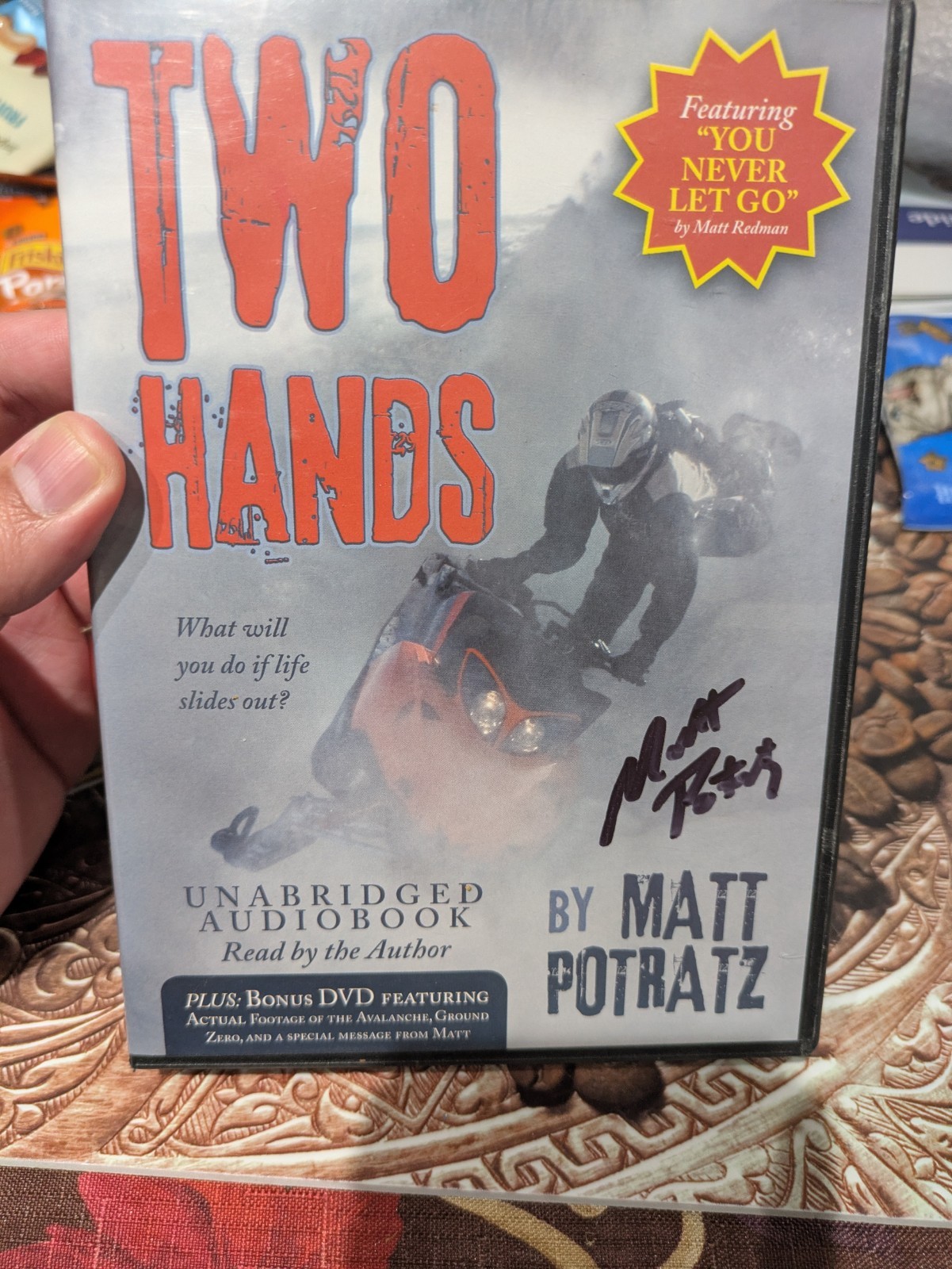 Two Hands, Matt Potratz Audiobook Signed, (CD, DVD,Region Code 1),