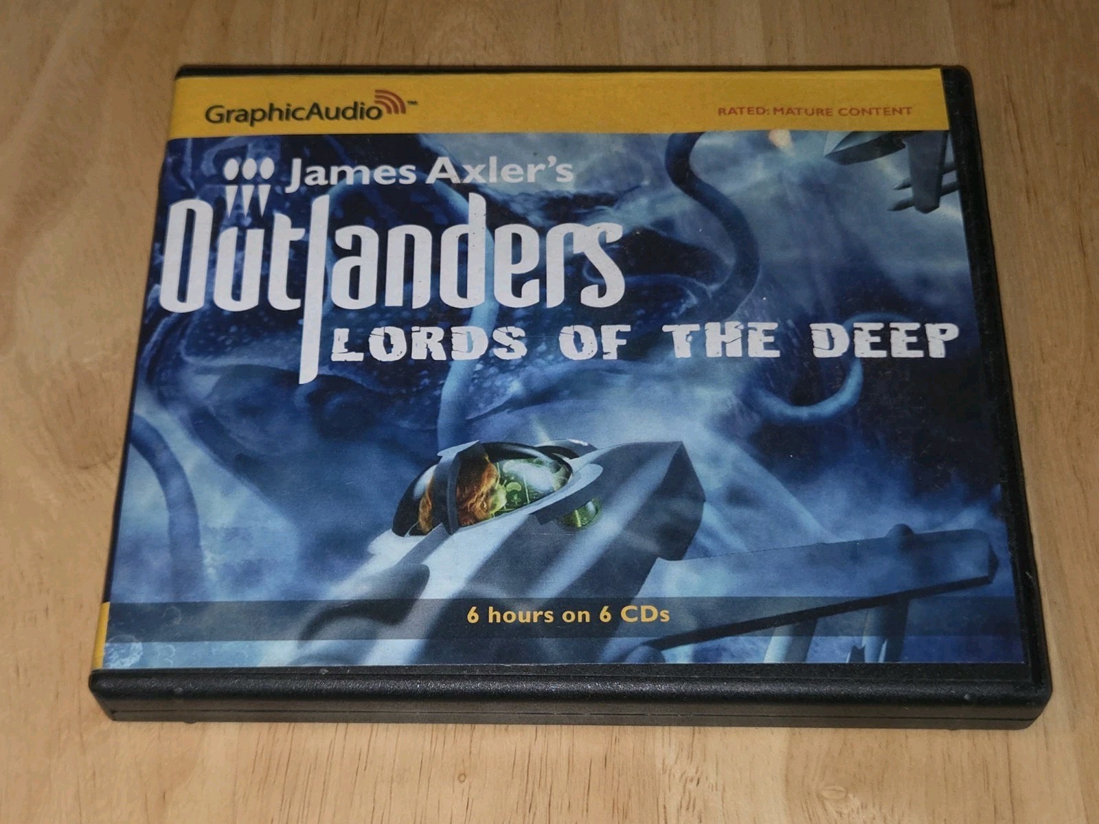 James Axler Outlanders Lords of the Deep Graphic Audio 5CDs 5 Hours -Preowned GC