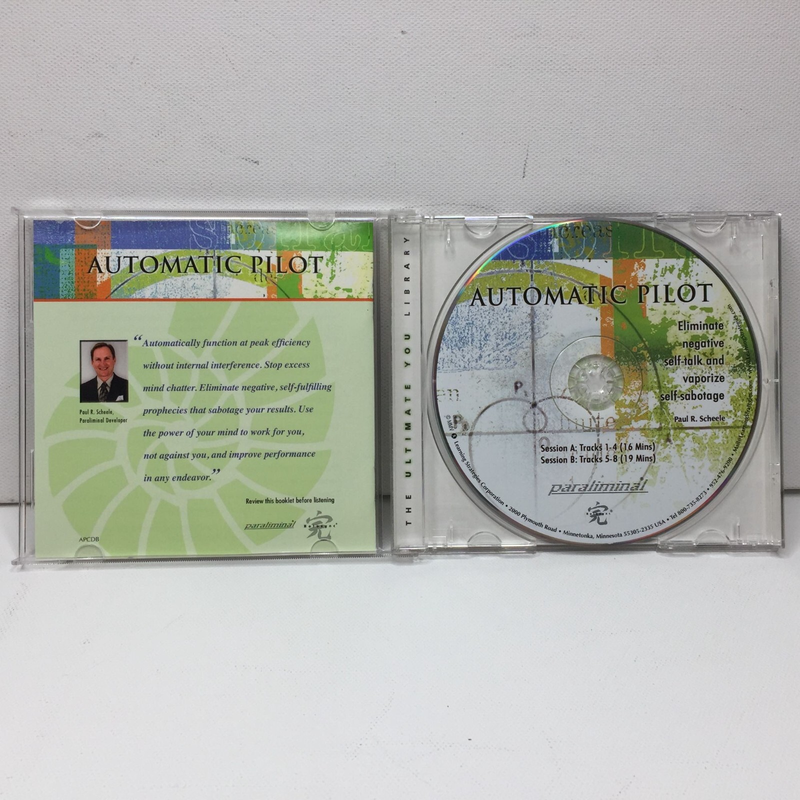 Automatic Pilot Paul R Scheele Paraliminal The Ultimate You Library CD Self Help