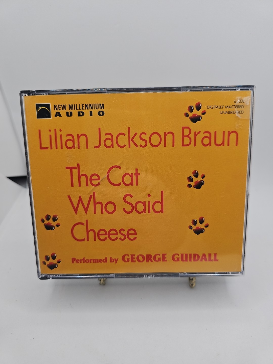 Very Rare Vintage Lilian Jackson Braun The Cat Who Said Cheese Audiobook CD