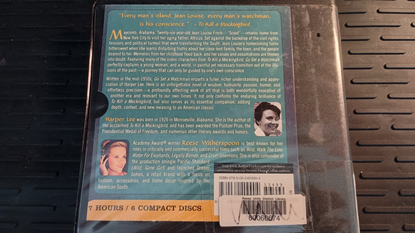 Go Set a Watchman CD : A Novel by Harper Lee (2015, Compact Disc, Unabridged…