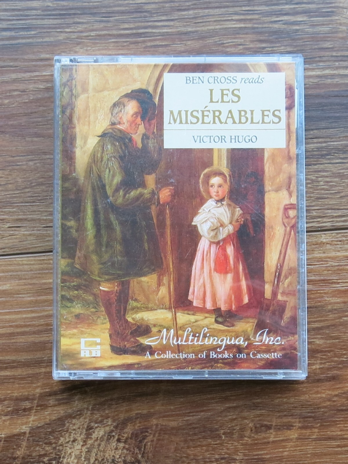 Ben Cross reads «Les Miserables» Victor Hugo 2 cassettes, 3 hour running — 1988
