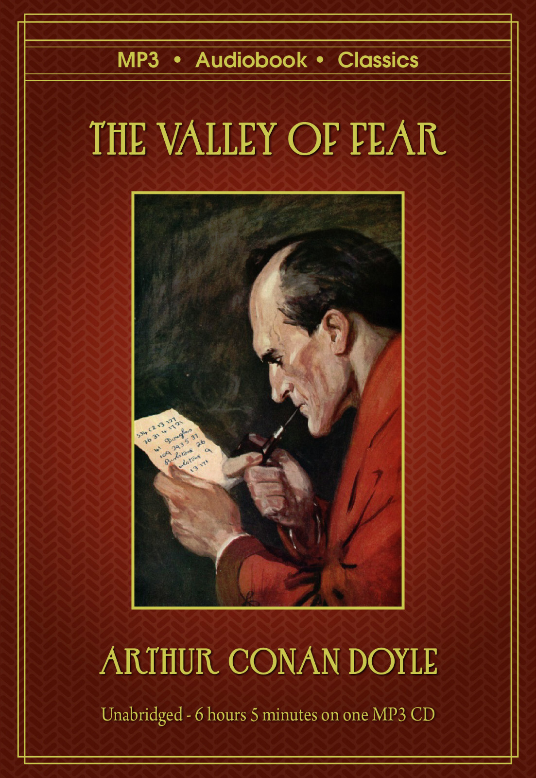 The Valley of Fear — MP3 CD Audio book in DVD case