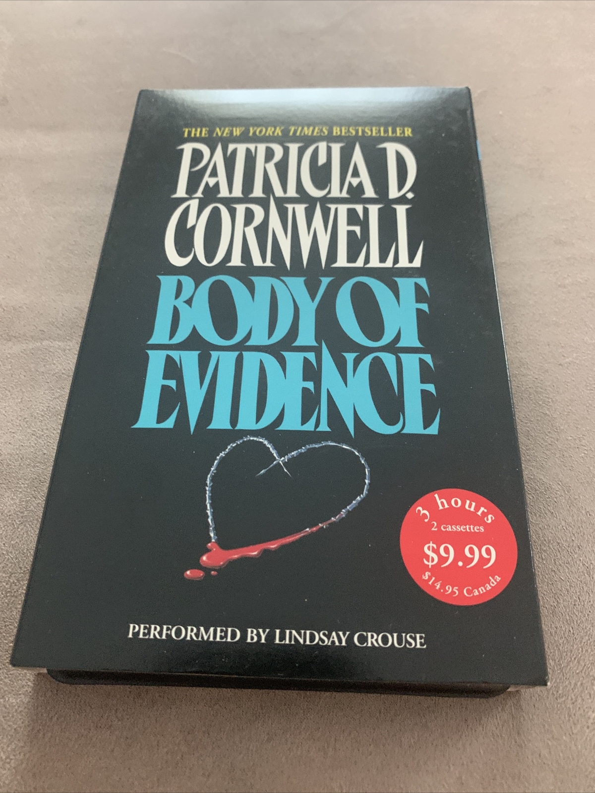 2004 Body of Evidence audiobook 2-cassette tape by Patricia Cornwell S6