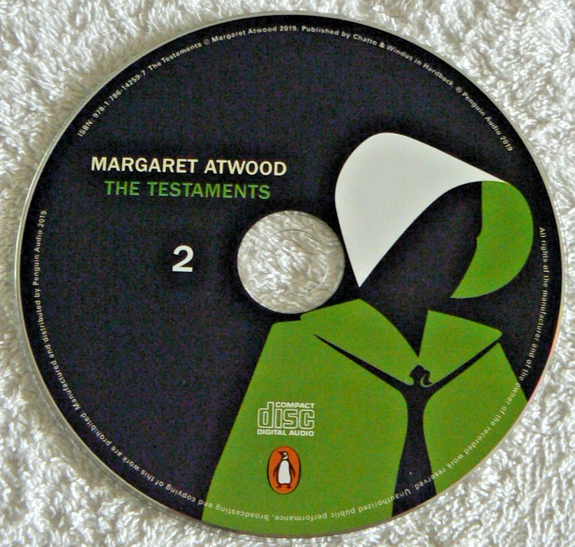 Margaret Atwood The Testaments CD Audiobook. Replacement Unabridged DISC 2 ONLY