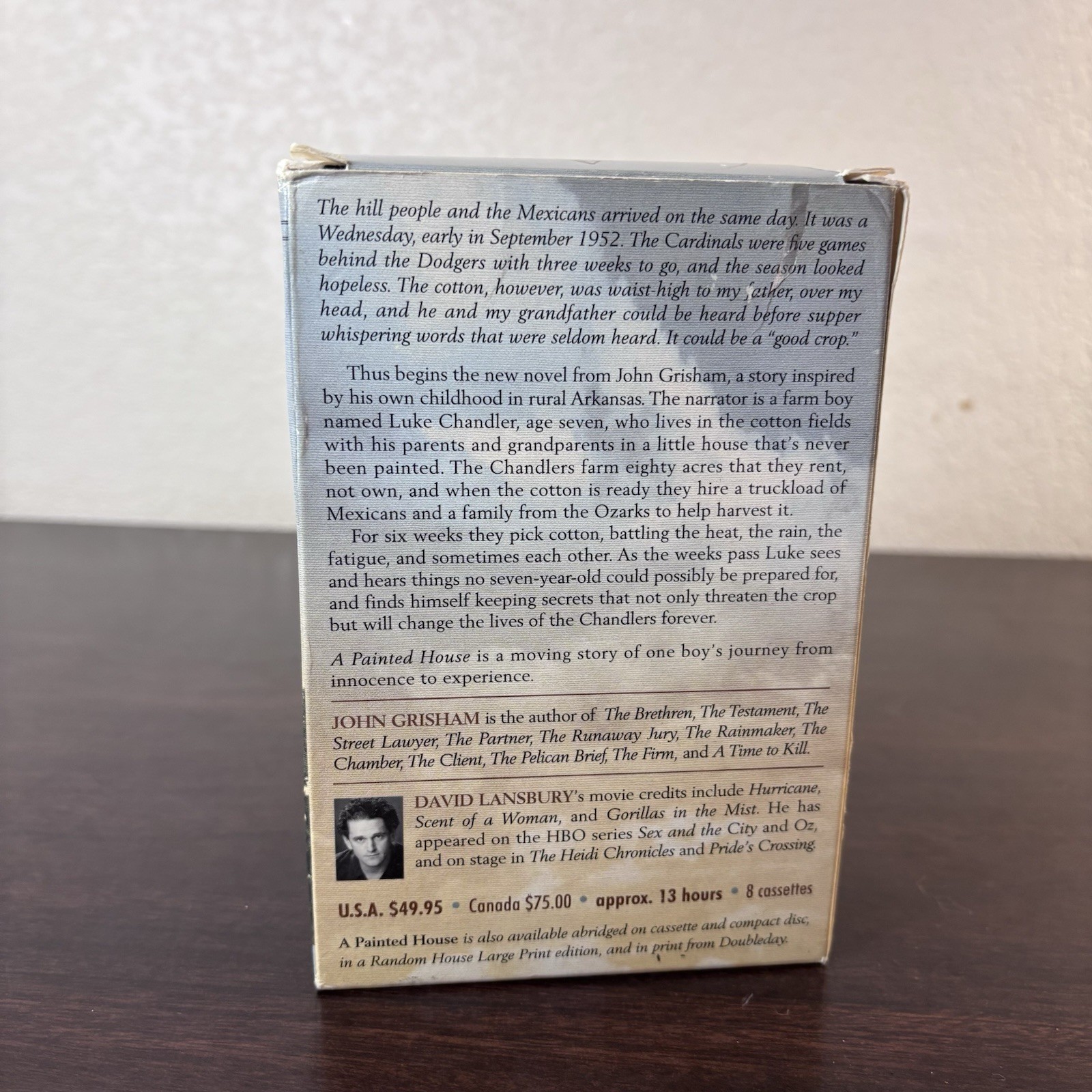 Audio Book A PAINTED HOUSE John Grisham 2001 Unabridged Mystery Crime