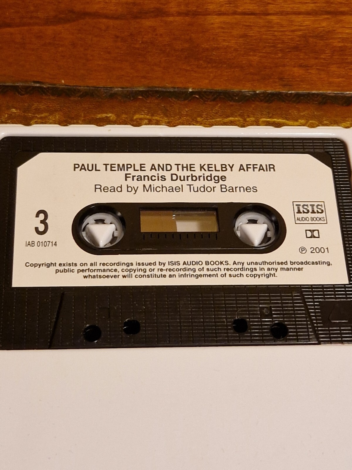 Paul Temple & The Kelby Affair Francis Durbridge Isis Audiobook Cassette Tape