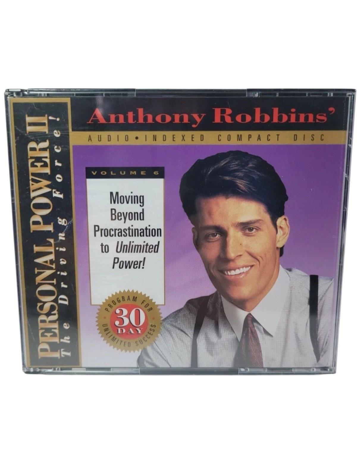 Anthony Tony Robbins Personal Power II The Driving Force! Audio Book Vol. 6. NIB