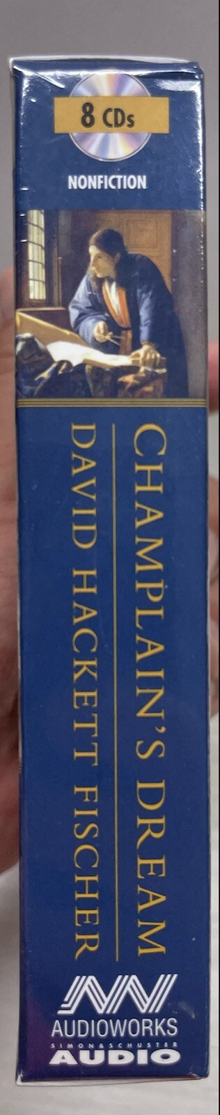 “Champlain’s Dream” Audiobook David Hacket Fischer 8 CD’s NonFiction New