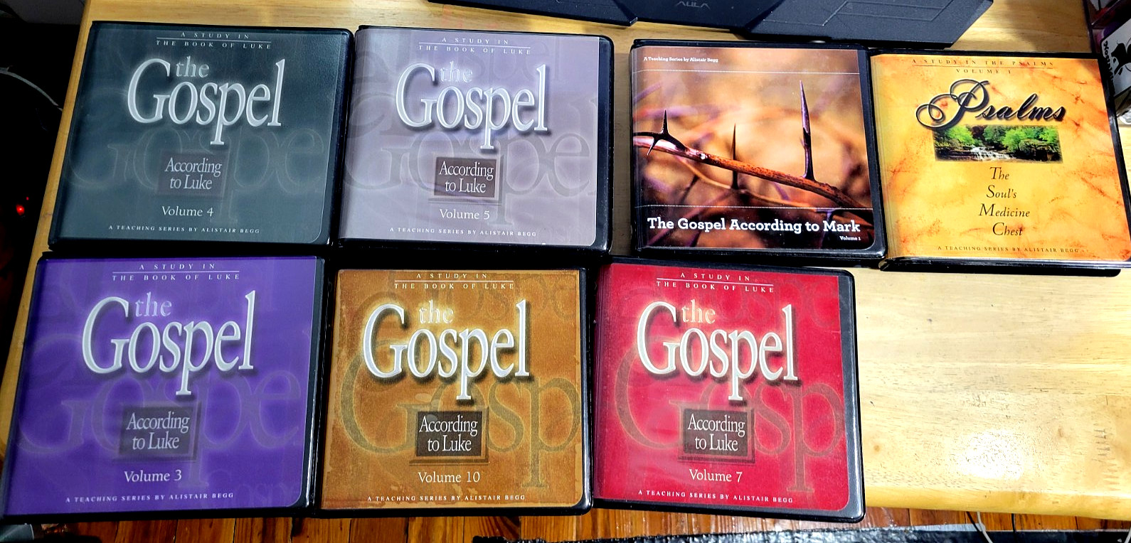 (7) BIBLE AUDIO BOOK LOT LIKE NEW CONDITION GOSPEL ACCORDING TO LUKE MARK PSALMS