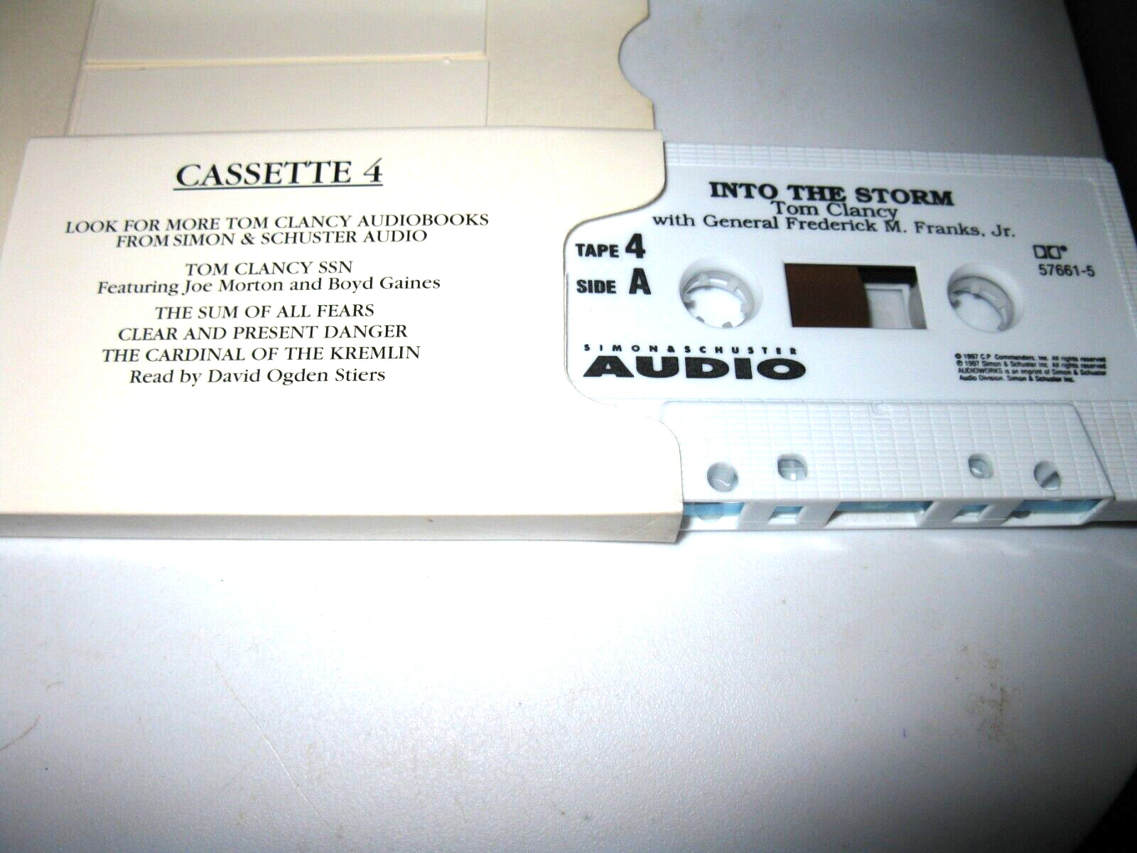 Tom Clancy Audio Book- Into The Storm A Study in Command 1997 Iraq War