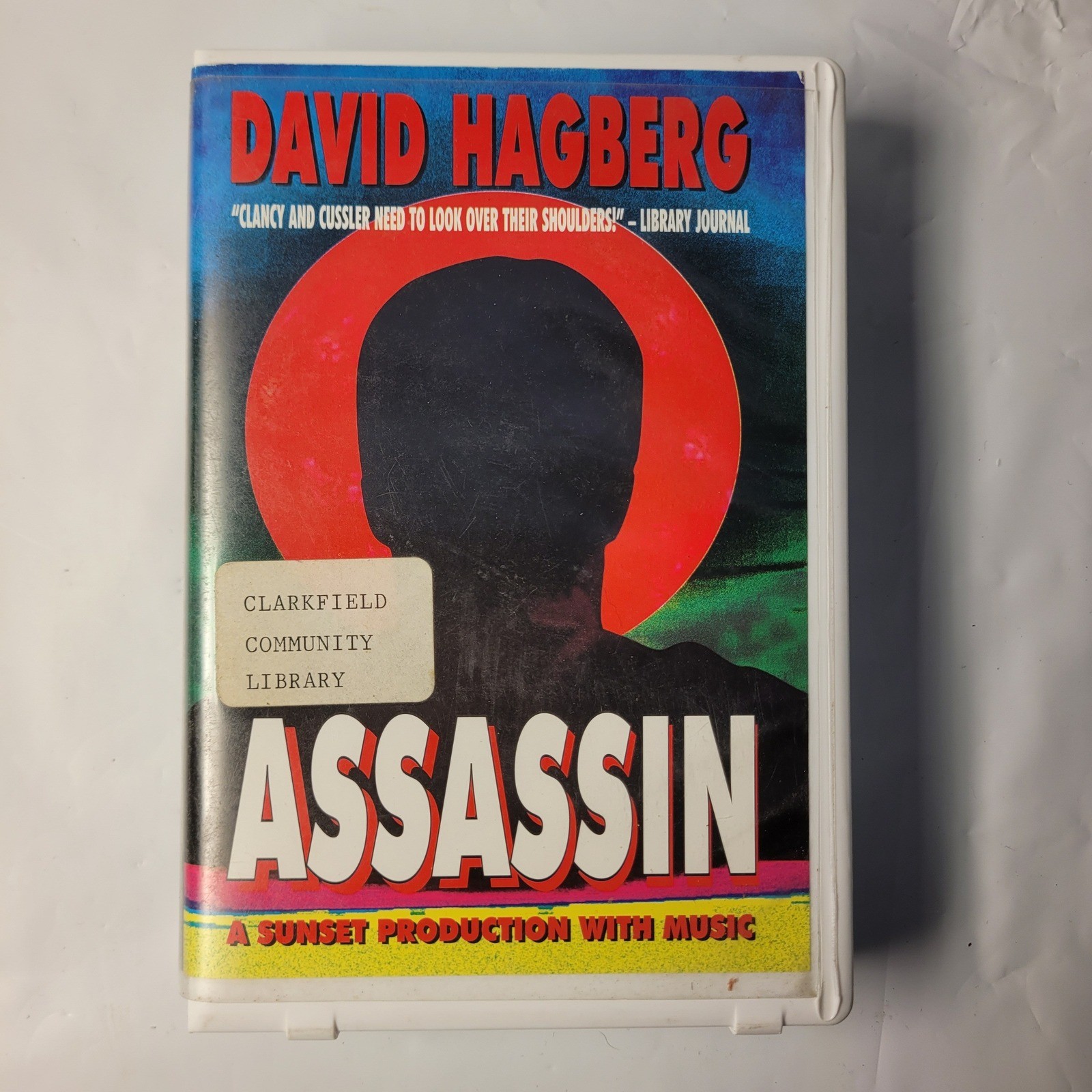 Sunset Productions Assassin David Hagberg Audio Cassette 4-Tape Set 1997 Thrill