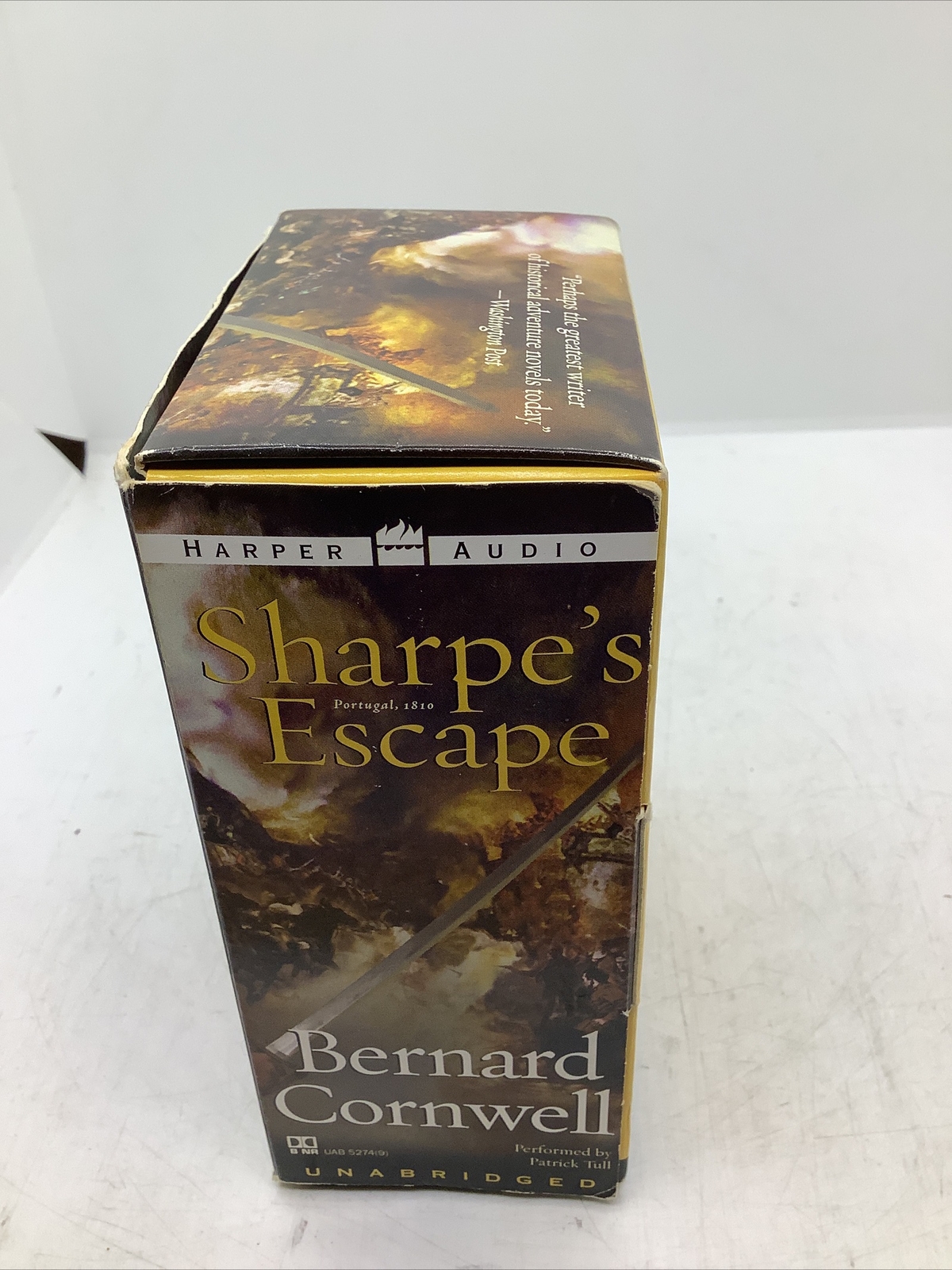 Sharp’s Escape — Bernard Cornwell — 9 Audio Cassettes — Read By Patrick Tull