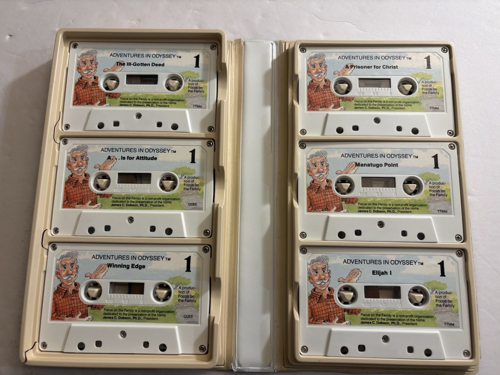 ADVENTURES IN ODYSSEY TERRIFIC TALES MYSTERIOUS MISSIONS 6 CASSETTE FOCUS FAMILY