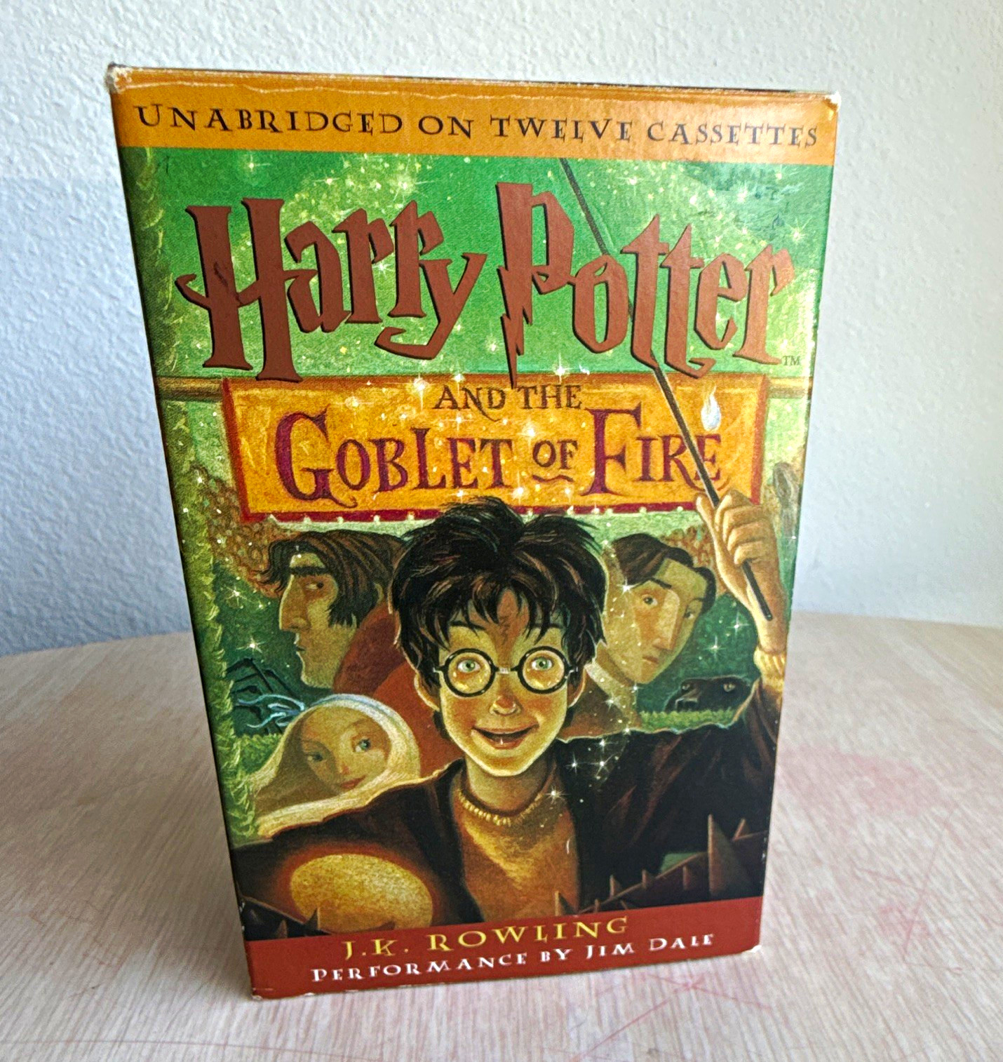 Vintage Harry Potter and the Goblet of Fire Unabridged Audiobook 12 Cassettes