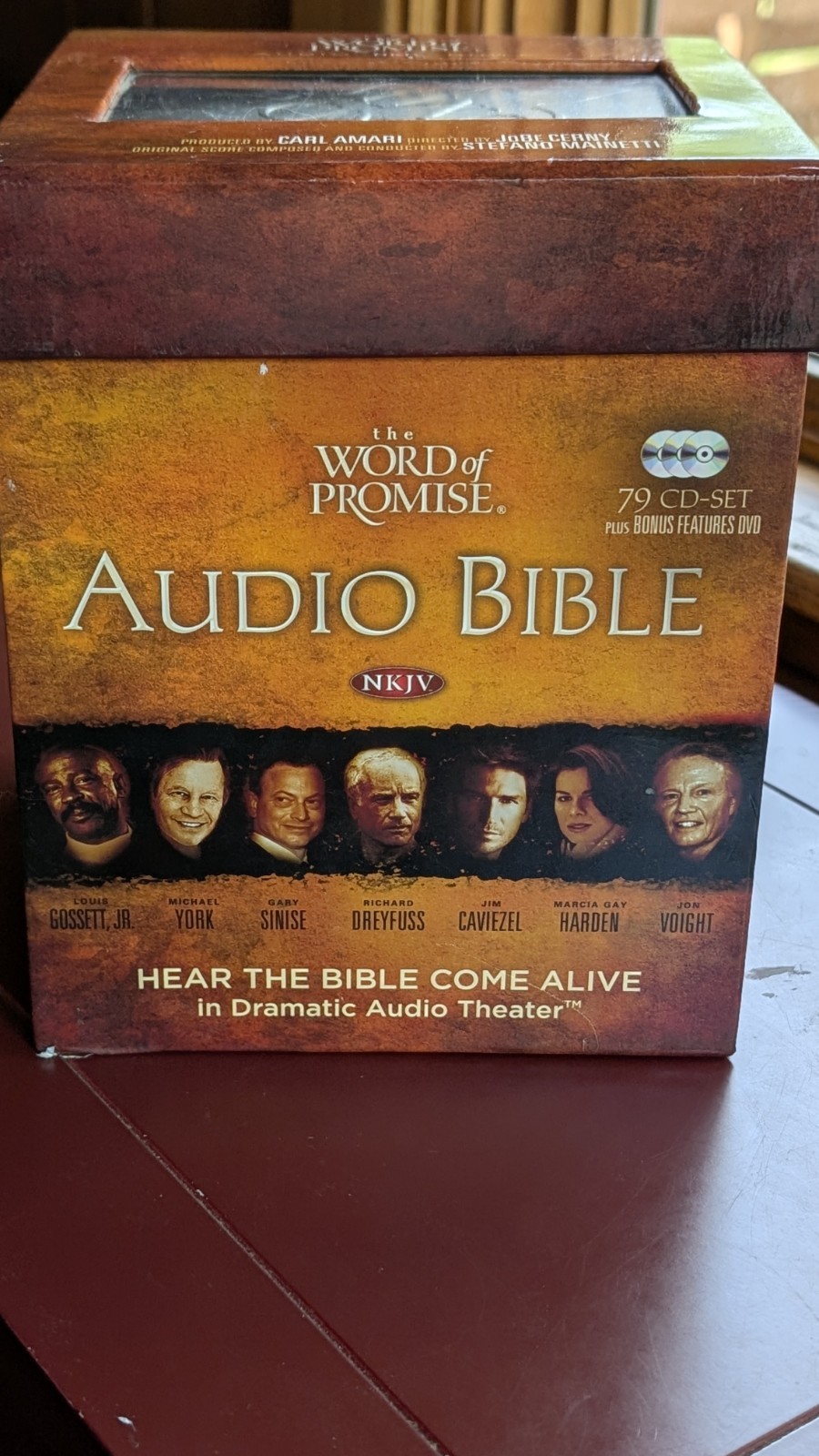 NKJV Word of Promise Audio Bible 78 CD Set w/ Case Dramatic Audio missing 1 CD