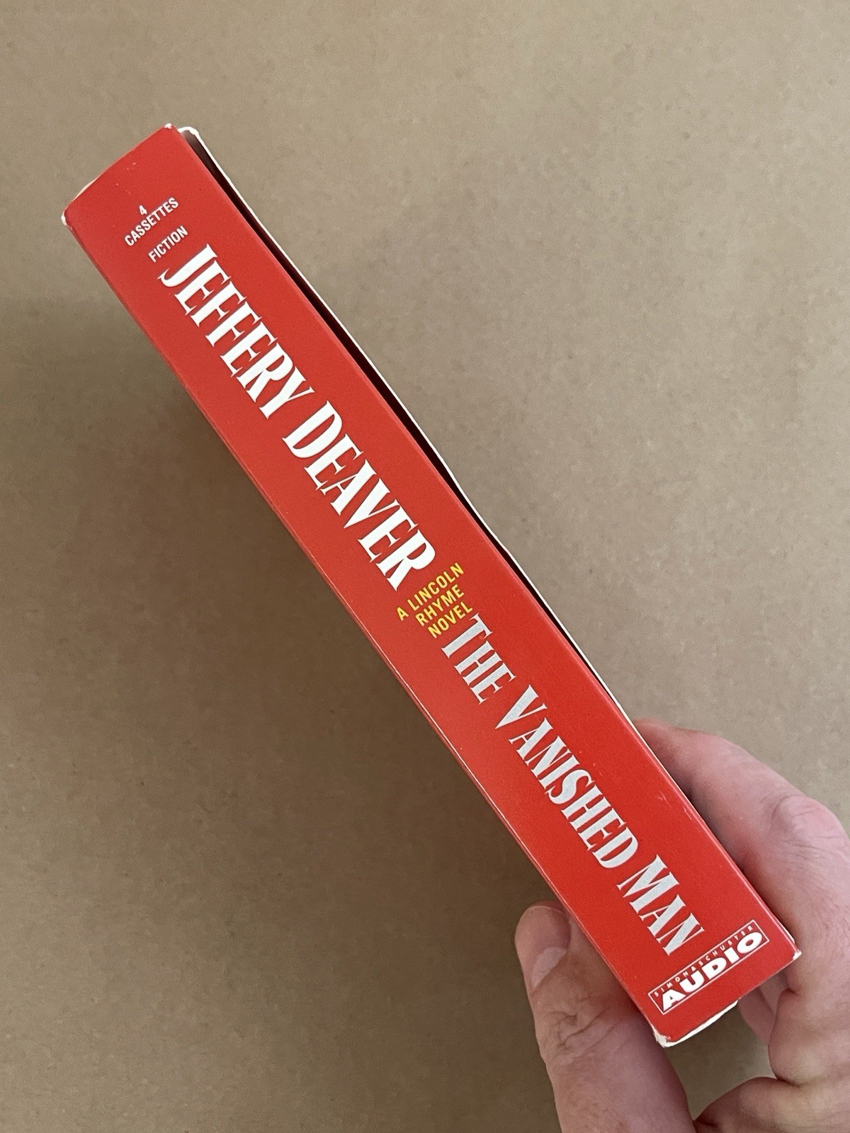 The Vanished Man — Jeffery Deaver — 2003 — Abridged — Cassette Audio Book — S3