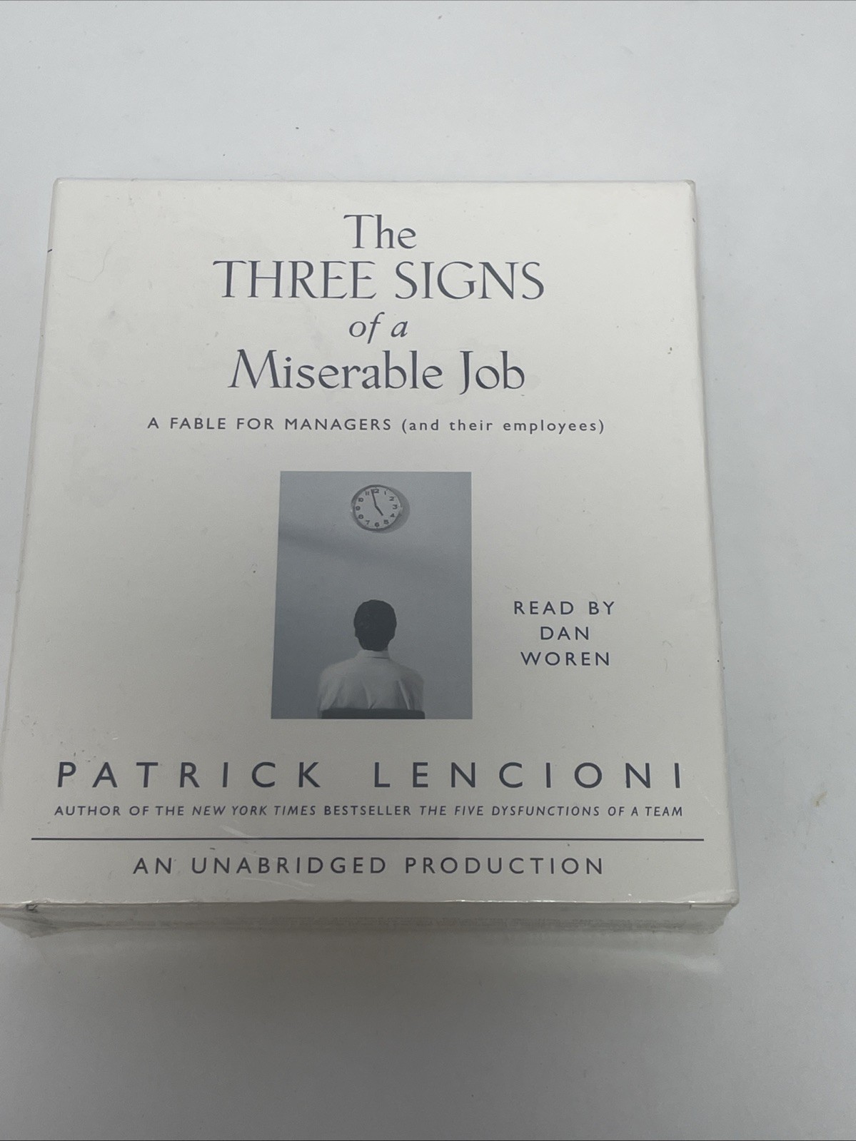 The Three Signs of a Miserable Job by Patrick Lencioni CD, 2007 New Sealed