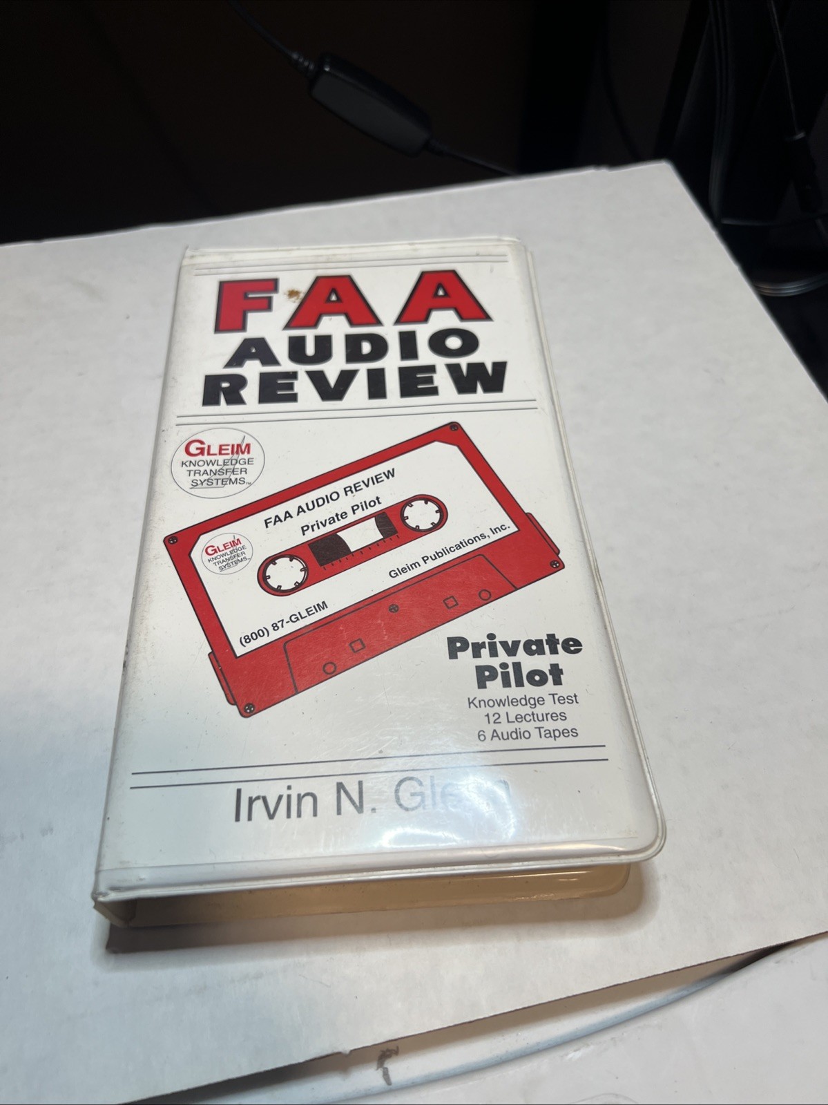 faa audio review private pilot 12 lectures 6 audio tapes cassette