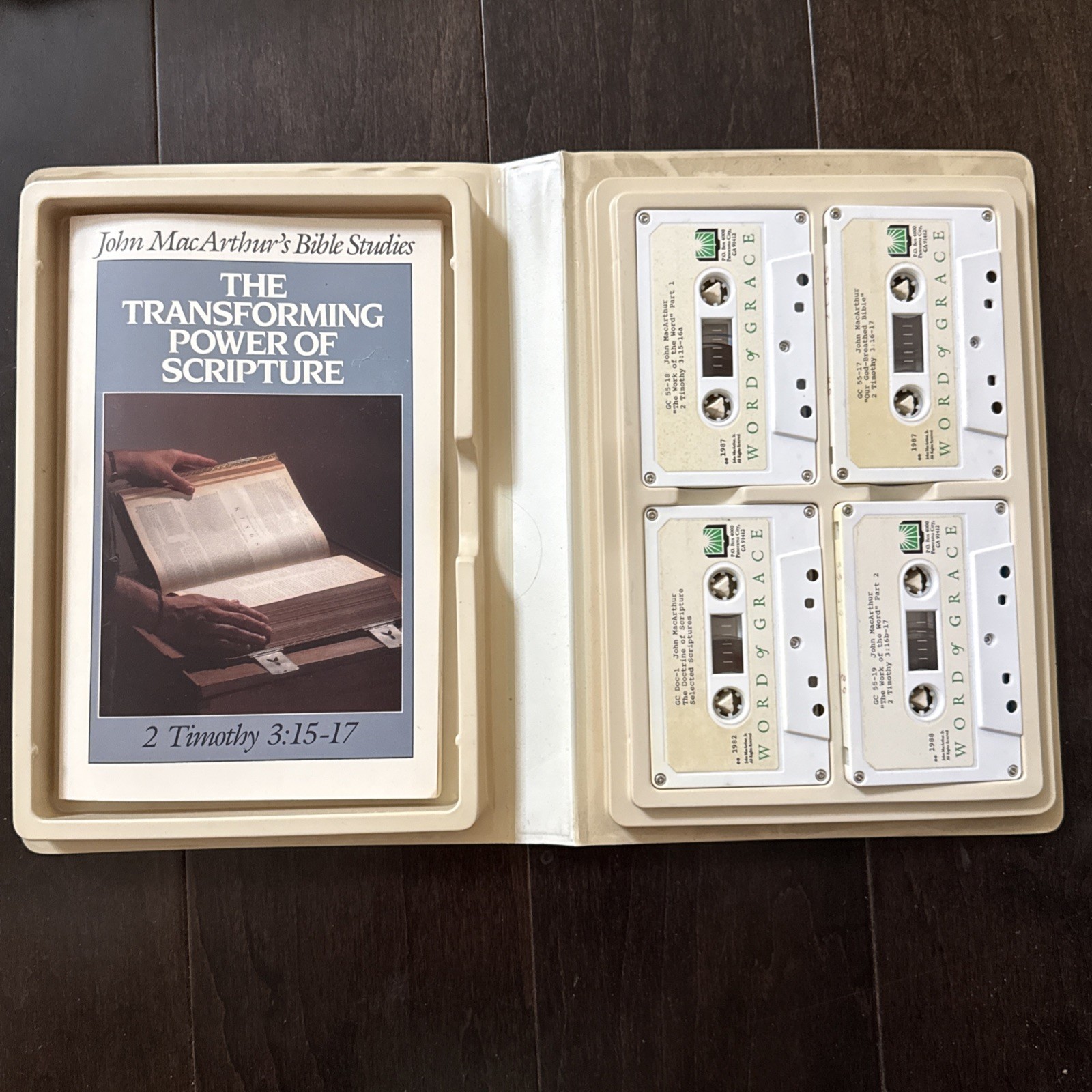 THE TRANSFORMING POWER OF SCRIPTURE 2 TIMOTHY 3:15-17 — JOHN MACARTHUR Cassettes