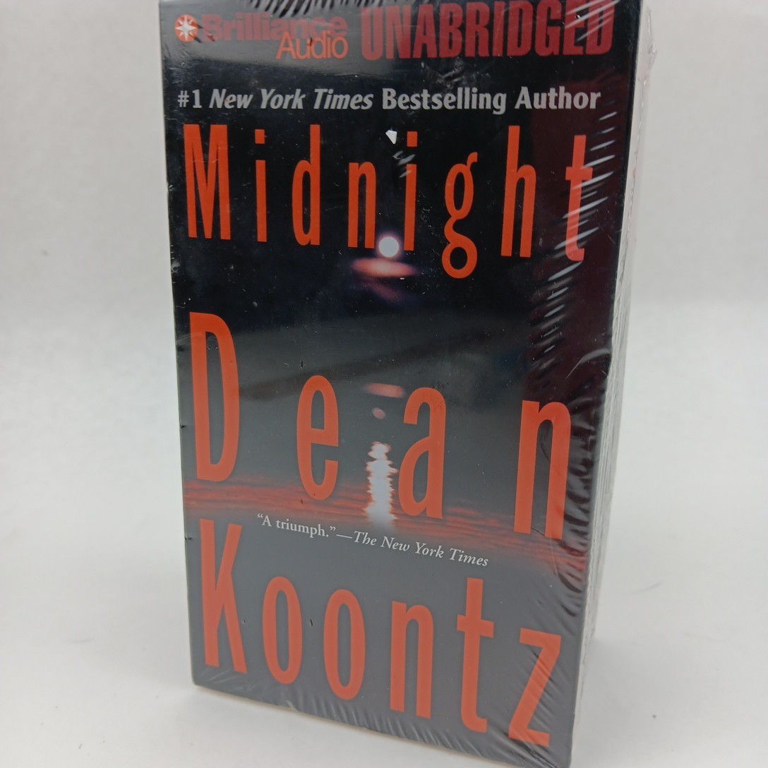Dean Koontz Midnight AudioBook On Cassette Read J Charles Unabridged Audio 10Pc