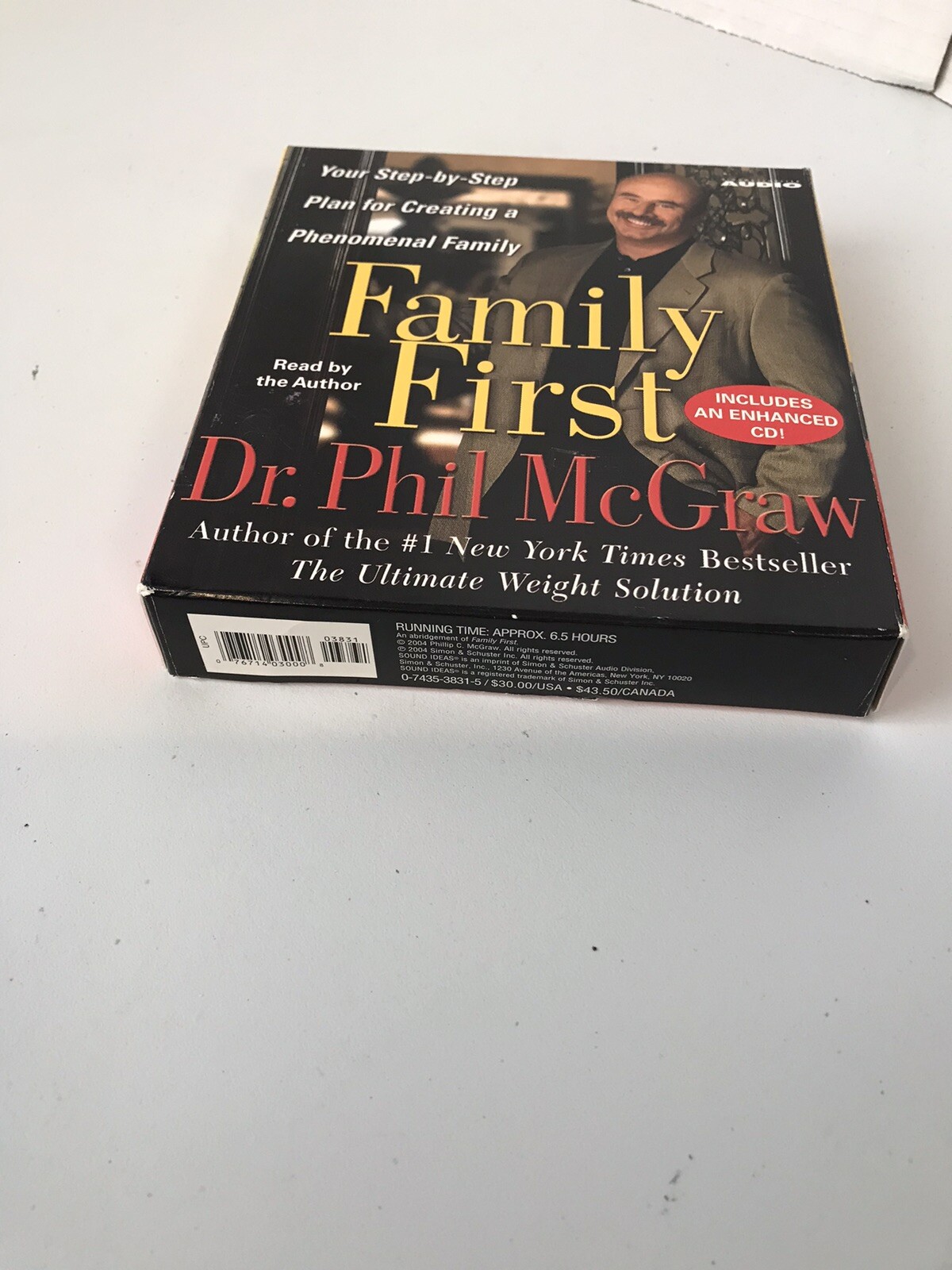 Family First by Dr. Phil McGraw. Audiobook CD. Enhanced CD