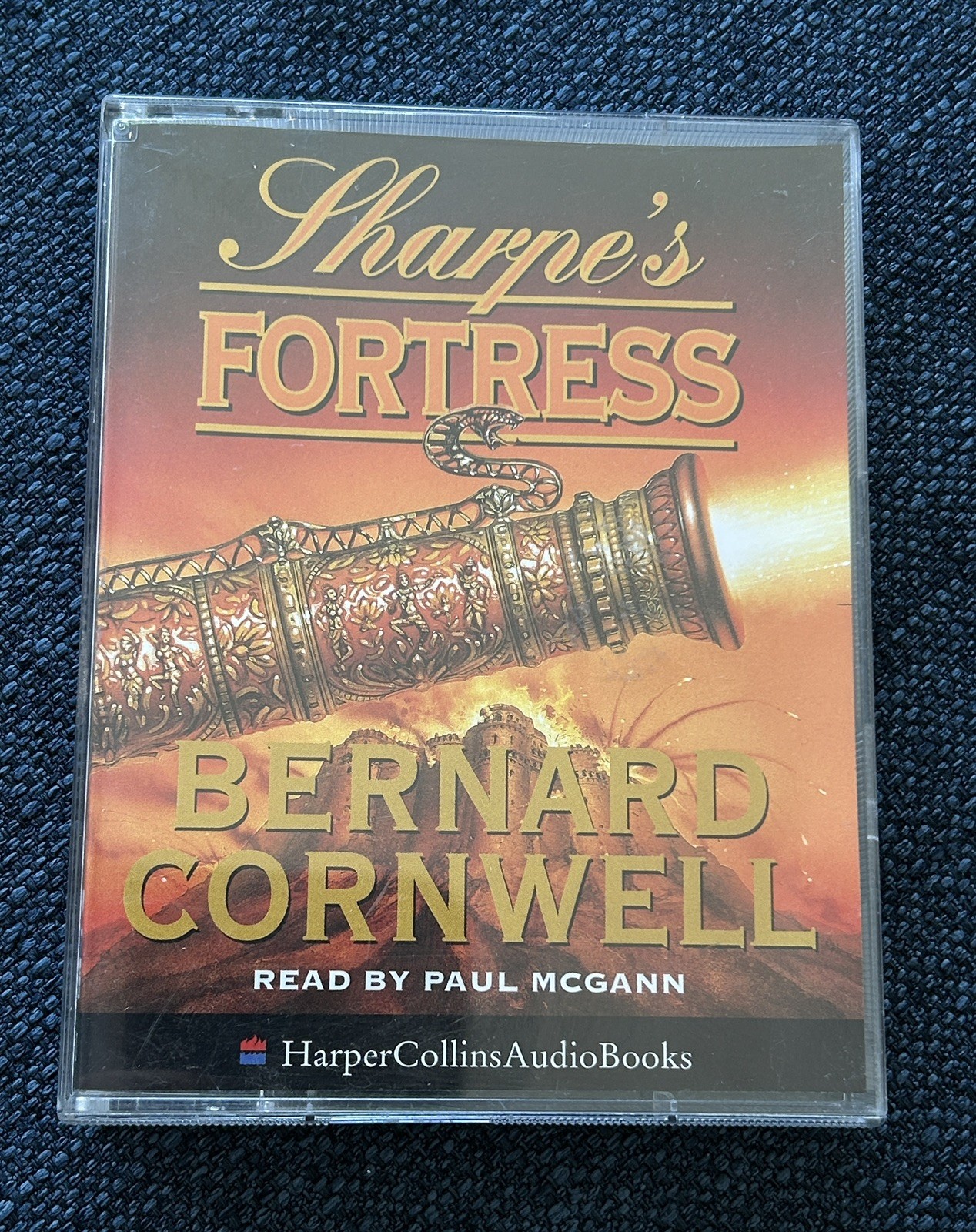 Sharpe’s Fortress Bernard Cornwell Audio Book Cassette Tape