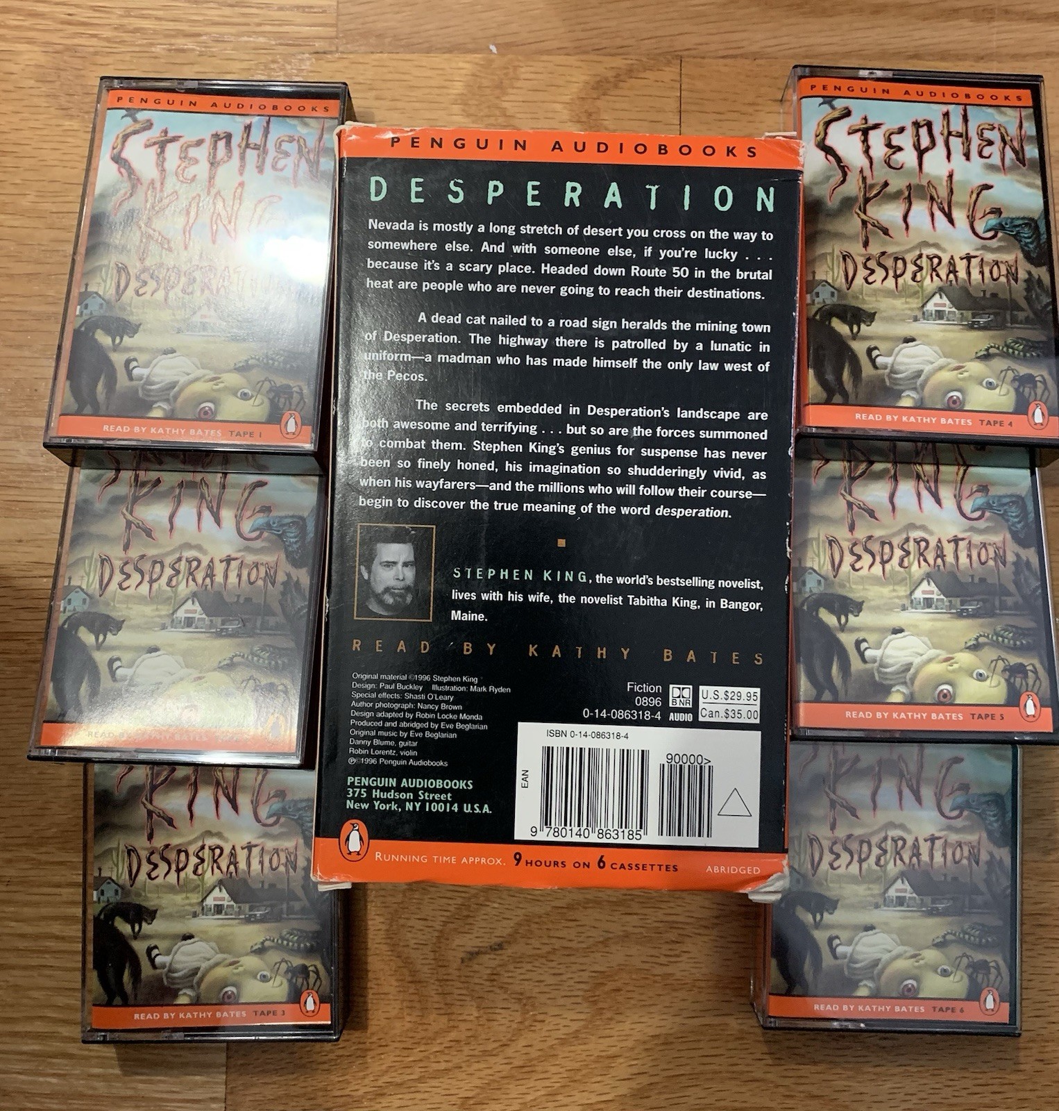2 STEPHEN KING Audiobooks ~ Cassettes ~ ‘Blood and Smoke’ & ‘Desperation’