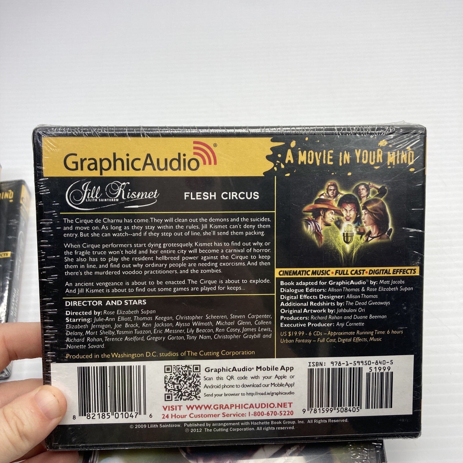Jill Kismet Series Lilith Saintcrow 2 3 4 5 & 6 SEALED Audiobooks Graphic Audio
