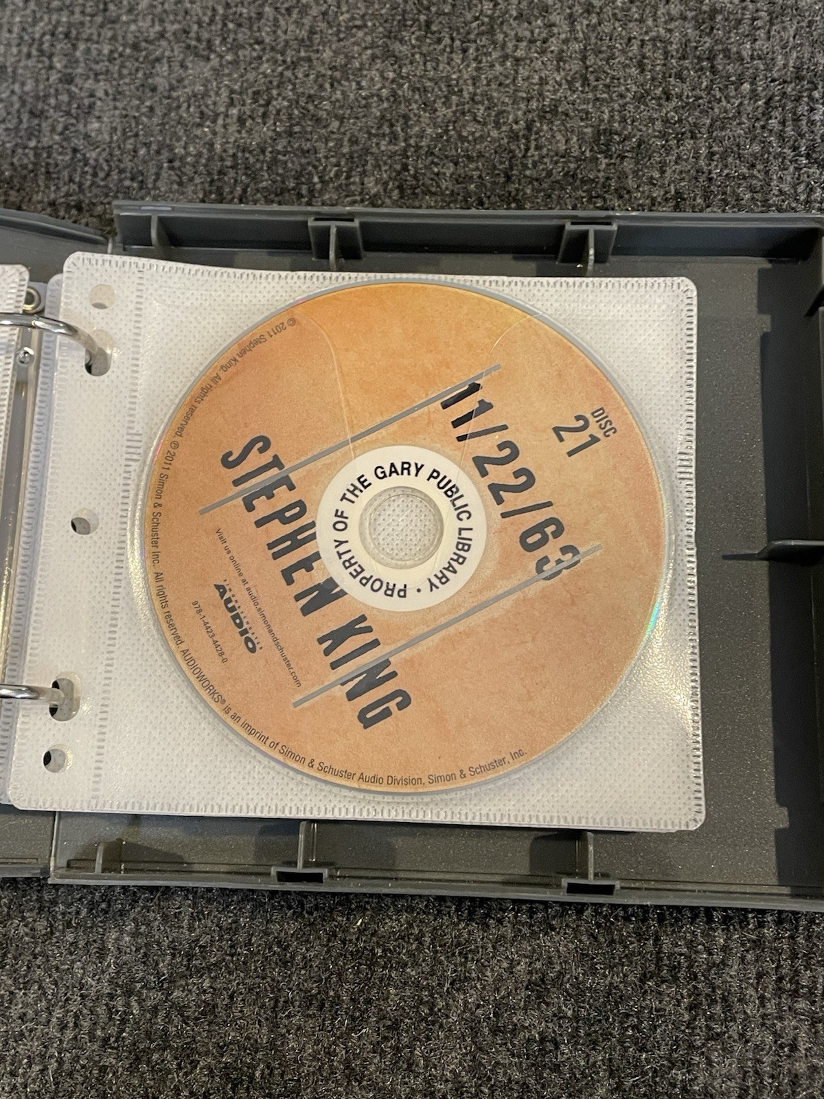11/22/63 : A Novel by Stephen King (2011, Compact Disc, Unabridged edition)