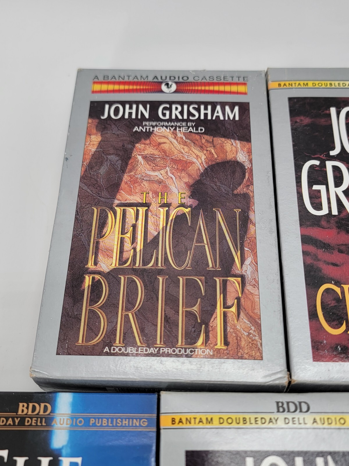 Josh Grisham Audio Book Cassette Lot of 7 Abridged Books Partner Client Chamber