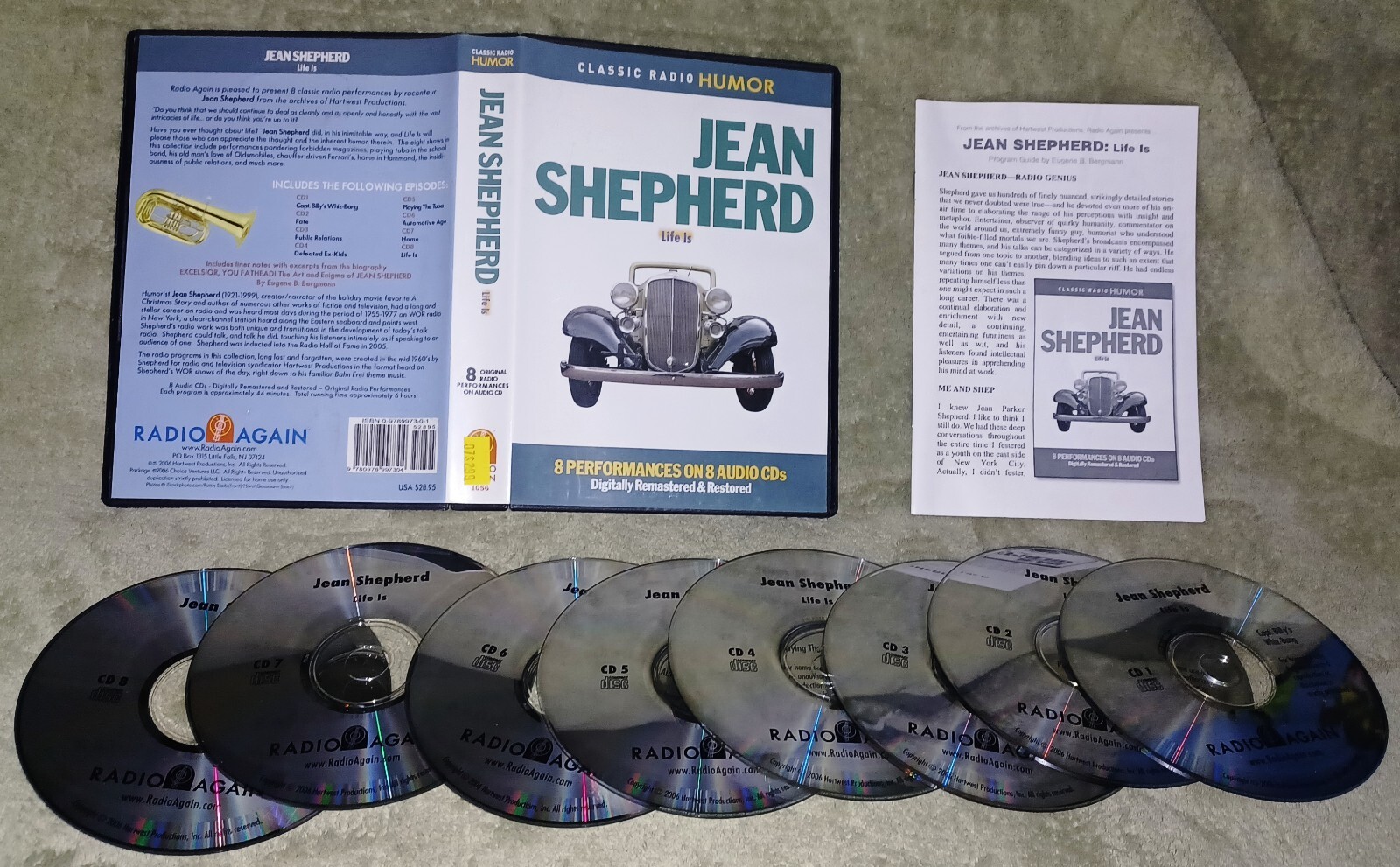 Jean Shepherd Life Is Audio Book CD 8 Performances Discs Classic Radio Humor