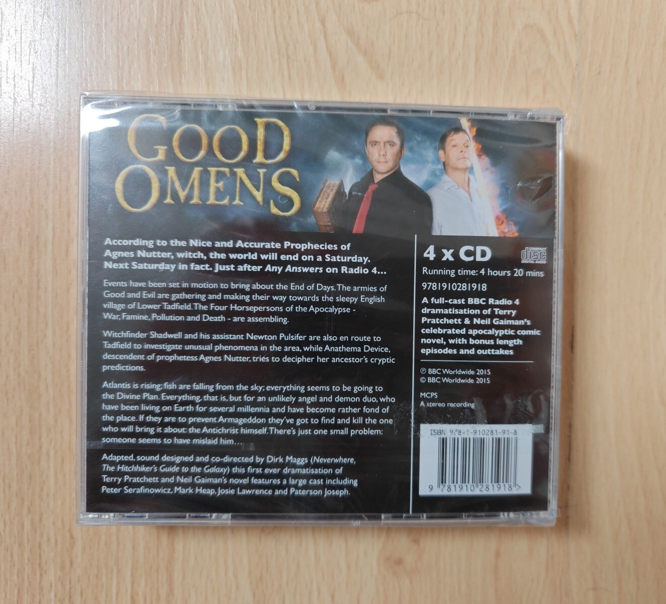 Good Omens: BBC Radio dramatisation by Terry Pratchett, Neil Gaiman Audio cd New