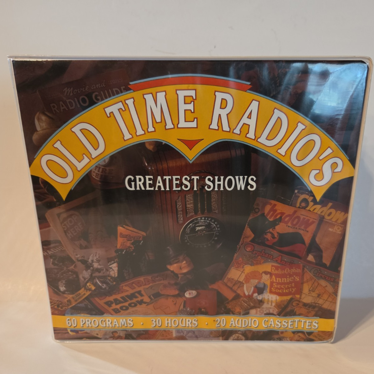 Vtg Old Time Radio’s Greatest Shows 60 Programs 20 Audio Cassettes