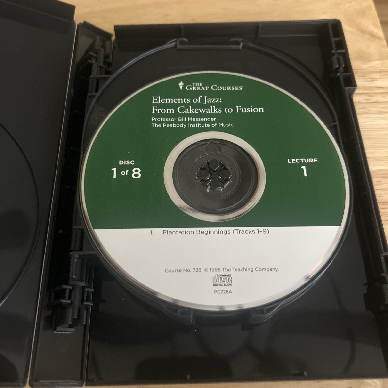 The Great Courses: Elements of Jazz course guidebook & 8 CDs