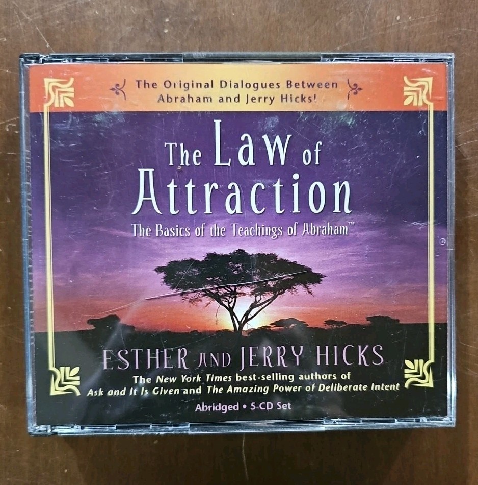 The Law Of Attraction 5CD Set Esther And Jerry Hicks Good Condition