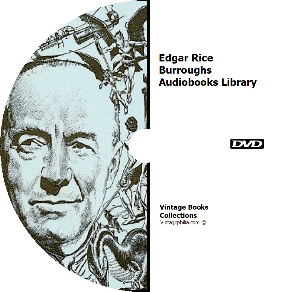 * EDGAR RICE BURROUGHS BOOKS COLLECTION * 20 AUDIOBOOKS on DVD MP3 *
