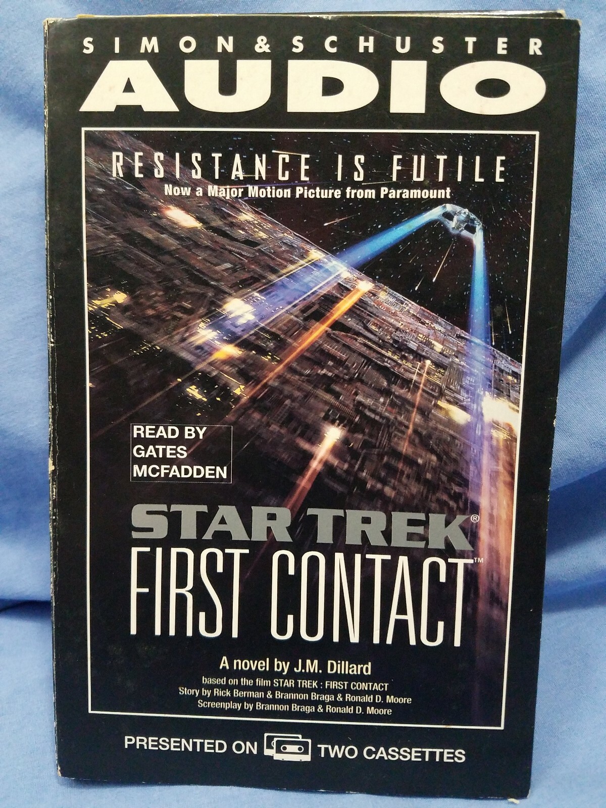 Star Trek — First Contact — Audio Book 2 Cassettes 1996 — Read by Gates McFadden