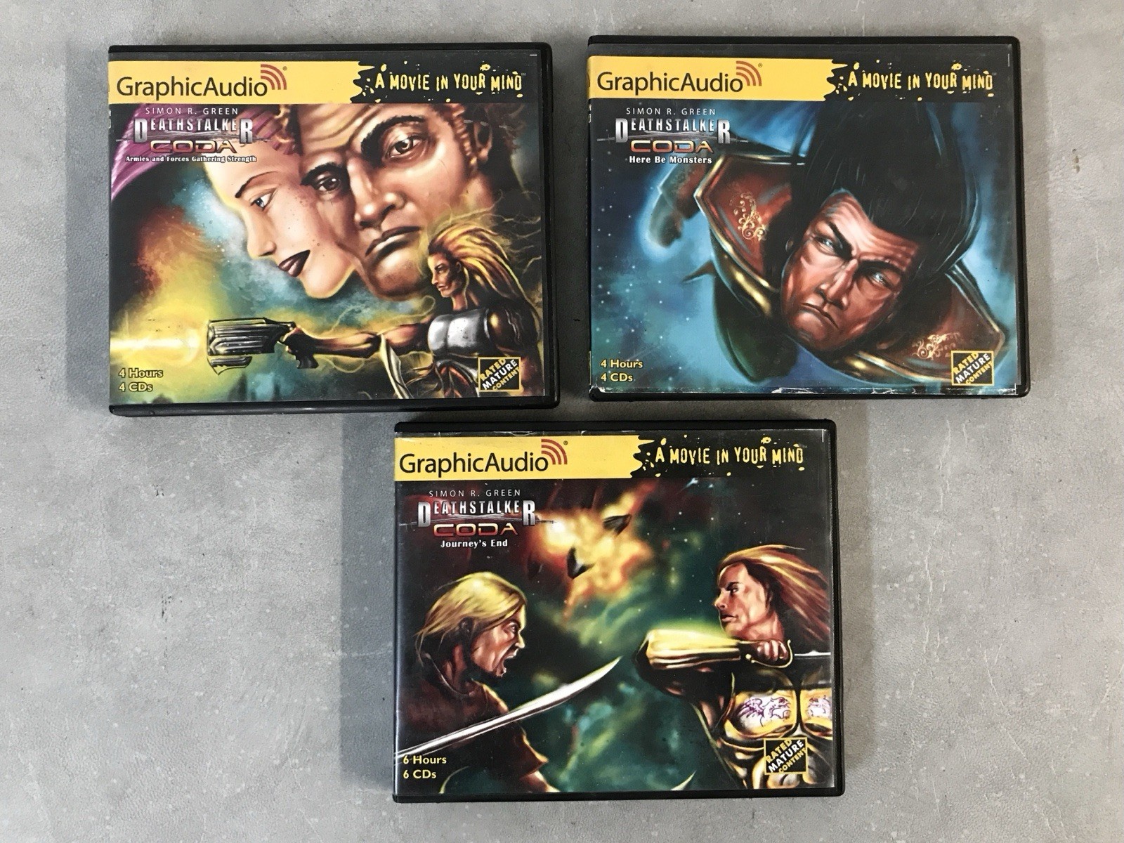 Deathstalker Coda — by Simon R. Green Parts 1-3 GraphicAudio CD Audiobook 14Hrs